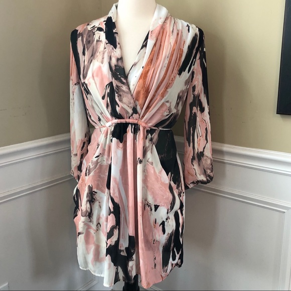 Bar III Dresses & Skirts - Bar III Dress Brushstroke Print POCKETS NWT